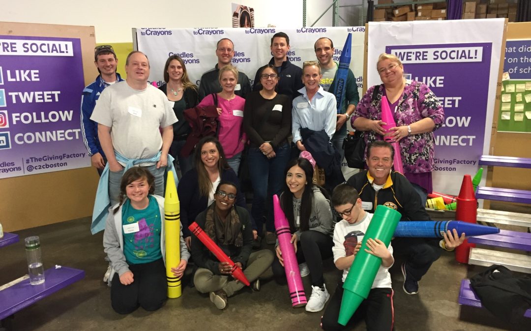 CMBG3 Law Proudly Volunteers At Cradles To Crayons On One Boston Day