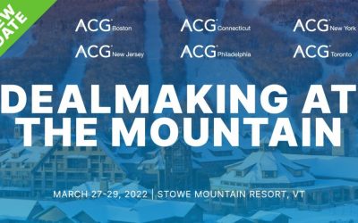 John Gardella To Attend ACG Dealmaking At the Mountain Event
