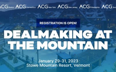 John Gardella To Attend ACG Dealmaking At the Mountain Event